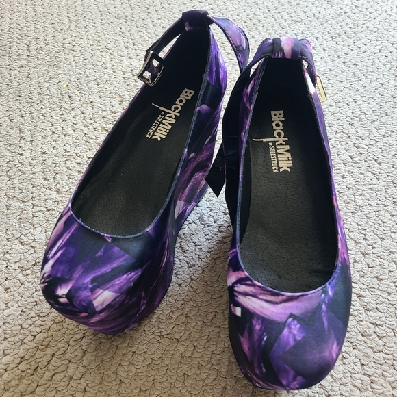 Blackmilk X Solestruck Crystals Shak Platforms - Picture 3 of 5
